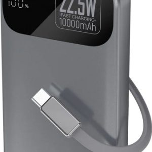 Dudao K31 10000 mAh 22.5W PD szary