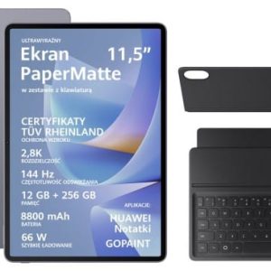 Huawei MatePad 11.5 S 2026 12/256GB WiFi szary + klawiatura