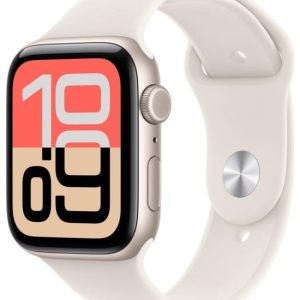 Apple Watch SE 3 GPS + Cellular 40mm Starlight Aluminium Case | Starlight Sport Band - M/L